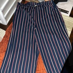 Striped Navy Men's Pants